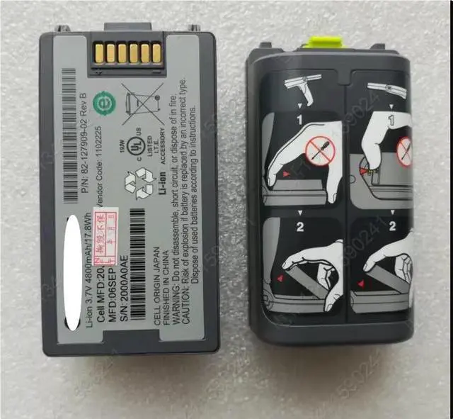 Alt view image 5 of 6 - BTRY-MC31KAB02 / 82-127909-02 Replacement Battery for Motorola Symbol MC3100 Mobile Computer - 3.7V 4800mAh Li-ion