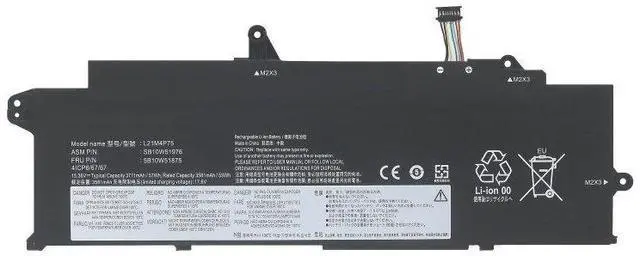 Alt view image 4 of 6 - L21B4P71 L21M4P75 L21L4P73 L21D4P74 Battery for Lenovo ThinkPad T14s Gen 3 2022 Gen 4 2023 15.36V 57Wh 3711mAh Li-ion Compatible with SB10W51978 5B10W51877
