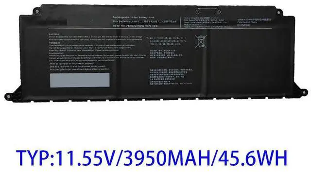Alt view image 4 of 6 - PS0132NA1BRS 45.6Wh Replacement Battery for Toshiba Laptop 11.55V 3950mAh Li-ion Brand New Black