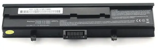 Alt view image 4 of 6 - New 11.1V 5200mAh Li-ion Battery for Dell XPS M1530 Replaces HG307 TK330 GP975 RU028 RU033 RU006 XT828 6-Cell 12 Month Warranty