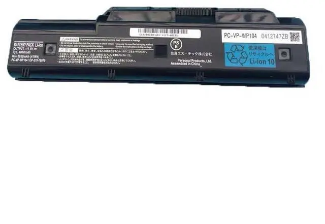 Alt view image 4 of 6 - New PC-VP-WP104 11.1V 4400mAh Li-ion Battery for NEC Laptops Compatible with WP114 WP103 WP127 LL550 LL750TG6R Replacement Battery