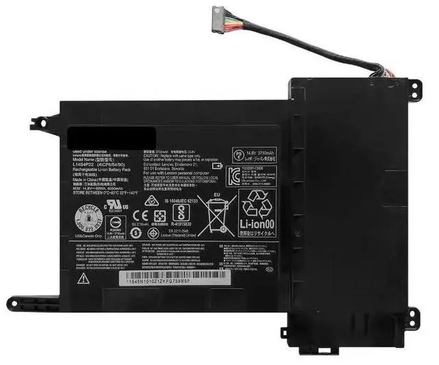 Alt view image 4 of 6 - L14S4P22 L14M4P23 14.8V 60Wh Li-ion Battery for Lenovo IdeaPad Y700-14ISK Y700-15ISK Y700-17ISK Replaces 5B10H22084 4ICP6/54/90 1 Year Warranty