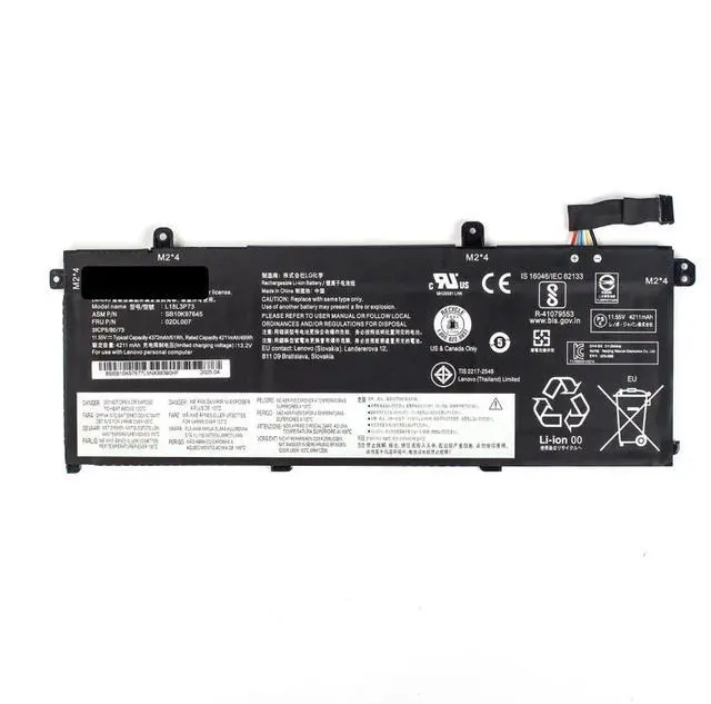 Alt view image 4 of 6 - L18L3P73 11.55V 51Wh Li-ion Battery for Lenovo ThinkPad T490 T495 P43s T14 Replaces L18M3P73 L18M3P72 L18C3P72 1 Year Warranty