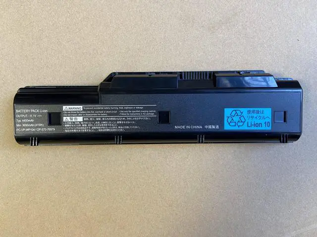 Alt view image 5 of 6 - New PC-VP-WP104 11.1V 4400mAh Li-ion Battery for NEC Laptops Compatible with WP114 WP103 WP127 LL550 LL750TG6R Replacement Battery
