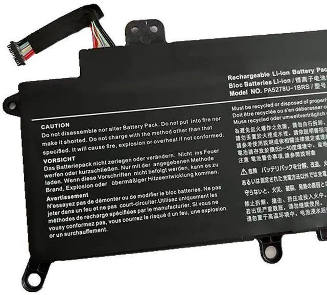 Alt view image 6 of 6 - New PA5278U-1BRS 11.4V 48Wh 4080mAh 3-Cell Li-ion Battery for Toshiba Portege X30-D Tecra X40-D/E/F Genuine Grade A Cells Full Capacity Not Fake