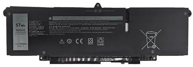 Alt view image 3 of 5 - New 57Wh WW8N8 3ICP6/65/78 Battery For Dell Latitude 7340 7440 7640 Series