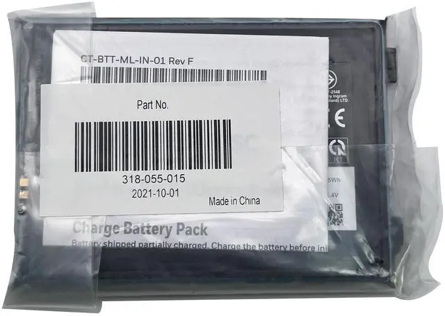 Alt view image 4 of 6 - New CT50-BTSC 4090mAh 3.8V Li-ion Battery for Honeywell Dolphin CT40 CT40XP Replaces 318-055-001 318-055-005 Grade A Cells 12-Month Warranty