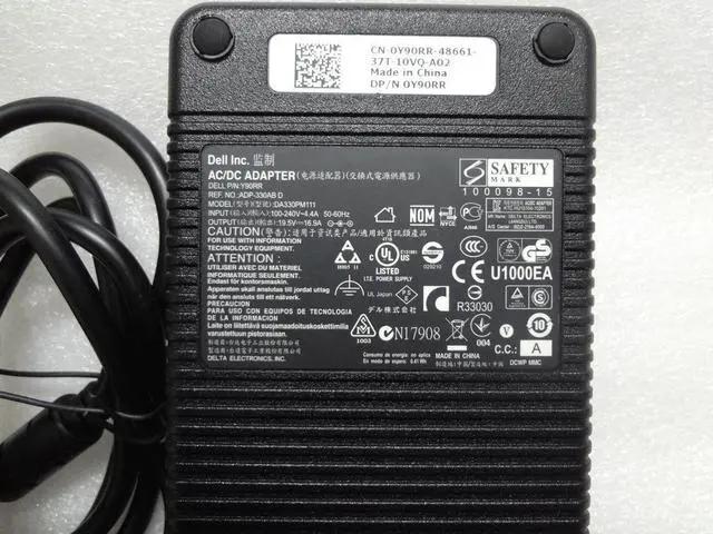 Main image of Genuine for Dell 330W Alienware M18x R2,M18x R3 GTX780M OEM AC Power Adapter