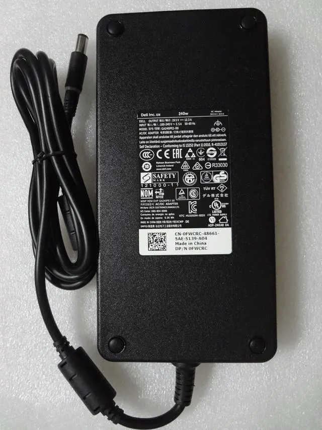 Main image of Original Slim 240W(ONLY) AC Adapter for Dell Thunderbolt Dock TB15 TX2CP