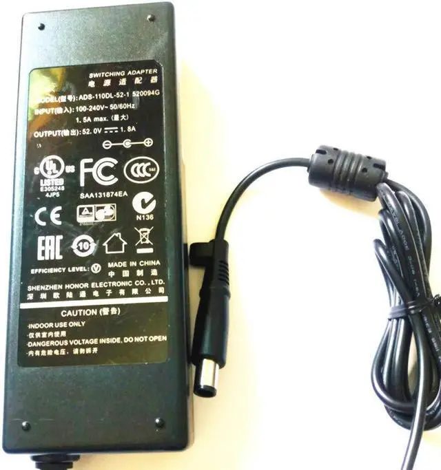 AC Adapter for 52V ADS-110DL-52-1 520094G with Pin