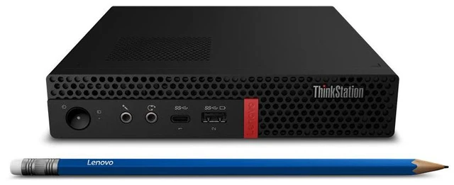 Alt view image 5 of 7 - Lenovo ThinkStation P330 Tiny Home and Business Desktop Black (Intel i7-8700T 6-Core, 16GB RAM, 512GB SSD, NVIDIA Quadro P620, Wifi, Bluetooth, 5xUSB 3.1, 1xHDMI, 4 mini Display Port, Win 10 Pro)