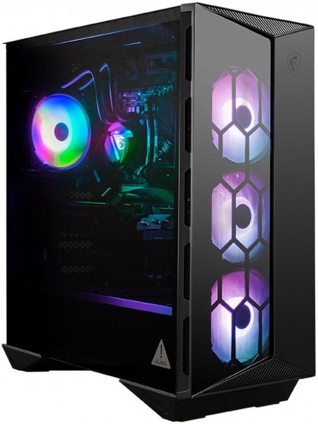 Alt view image 3 of 5 - MSI Aegis RS Gaming & Entertainment Desktop PC (Intel i7-11700K 8-Core, 64GB RAM, 2TB m.2 SATA SSD + 6TB HDD (3.5), NVIDIA RTX 3080 Ti, Wifi, Bluetooth, 1xUSB 3.2, 2xHDMI, Win 11 Home)
