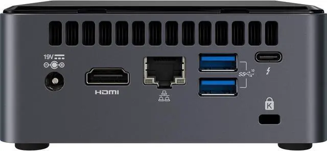 Alt view image 3 of 3 - Intel NUC10i5FNH 10th Gen Home & Business Mini Desktop (Intel i5-10210U 4-Core, Intel UHD, 16GB RAM, 128GB m.2 SATA SSD + 500GB HDD (2.5), Wifi, USB 3.2, HDMI, Bluetooth, SD Card, Win 11 Home)