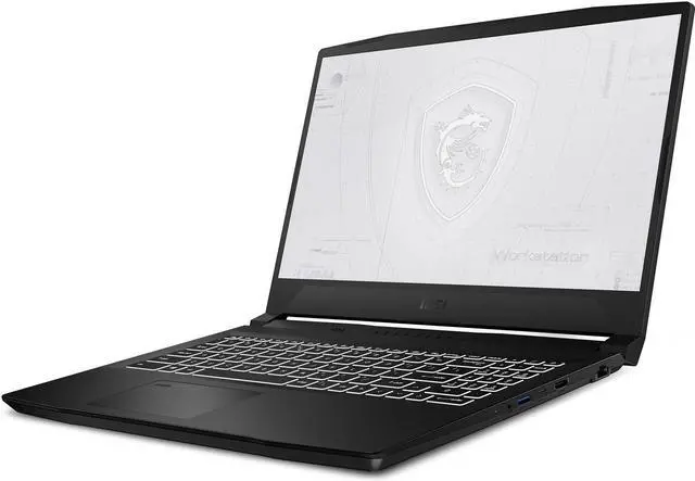 Alt view image 3 of 6 - MSI WF66 11UJ-267 Workstation Laptop (Intel i7-11800H 8-Core, 32GB RAM, 1TB PCIe SSD, NVIDIA RTX A2000, 15.6" 60 Hz Full HD (1920x1080), Wifi, Bluetooth, Backlit KB, Webcam, Win 10 Pro) Refurbished