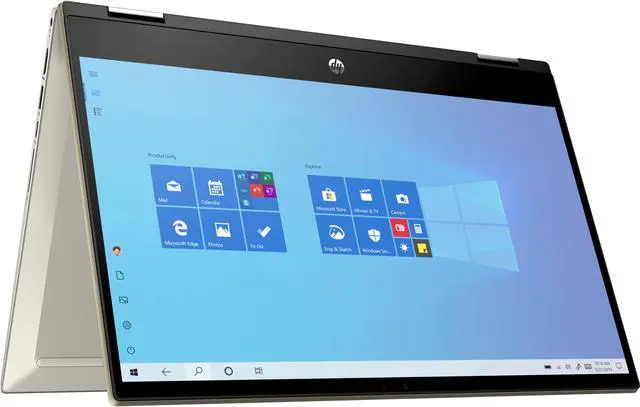 Alt view image 5 of 5 - HP Pavilion x360  Home & Business 2-in-1 Laptop (Intel i5-1135G7 4-Core, 32GB RAM, 256GB m.2 SATA SSD, 14.0" Touch  Full HD (1920x1080), Intel Iris Xe, Fingerprint, Wifi, Bluetooth, Win 10 Home)