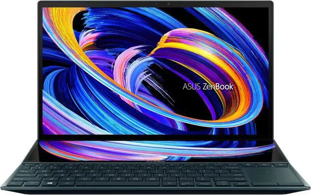Main image of ASUS ZenBook Duo 14 School & Business Laptop (Intel i7-1195G7 4-Core, 8GB RAM, 2TB PCIe SSD, 14.0" Touch  Full HD (1920x1080), Intel Iris Xe, Wifi, Bluetooth, Webcam, 1xHDMI, Win 10 Pro)