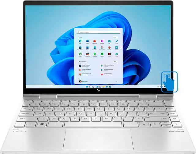 Main image of HP Envy x360 13m Home & Entertainment 2-in-1 Laptop (Intel i7-1195G7 4-Core, 13.3" 60Hz Touch Full HD (1920x1080), Intel Iris Xe, 8GB RAM, 1TB m.2 SATA SSD, Backlit KB, Wifi, Webcam, Win 11 Home)