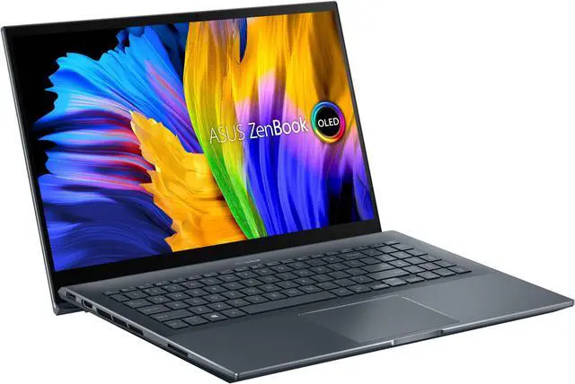 Alt view image 2 of 7 - ASUS ZenBook Pro 15 Home & Business Laptop (AMD Ryzen 9 5900HX 8-Core, 15.6" 60Hz Touch Full HD (1920x1080), GeForce RTX 3050 Ti, 16GB RAM, Win 11 Pro) with Travel & Work Backpack