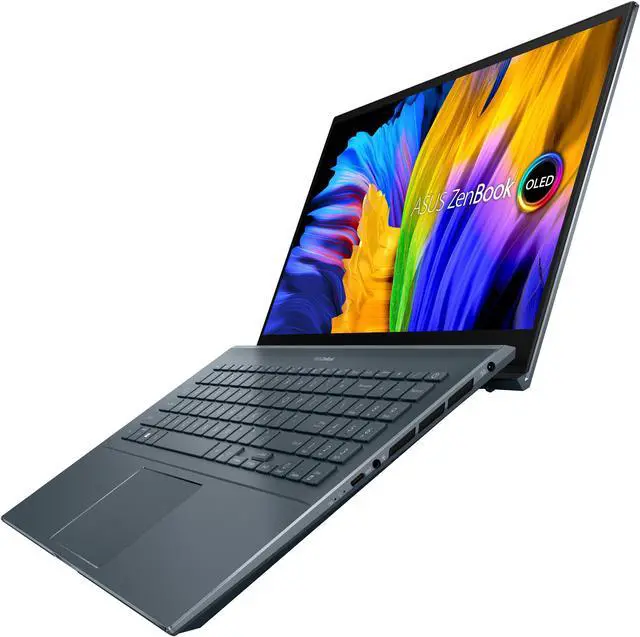 Alt view image 3 of 7 - ASUS ZenBook Pro 15 Home & Business Laptop (AMD Ryzen 9 5900HX 8-Core, 15.6" 60Hz Touch Full HD (1920x1080), GeForce RTX 3050 Ti, 16GB RAM, Win 11 Pro) with Travel & Work Backpack