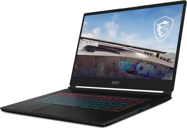 Alt view image 6 of 7 - MSI Stealth 15M Gaming & Entertainment Laptop (Intel i7-1260P 12-Core, 15.6" 144Hz Full HD (1920x1080), NVIDIA RTX 3060, 16GB RAM, 512GB SSD, Backlit KB, Win 11 Pro) with Thunderbolt Dock WD19TBS