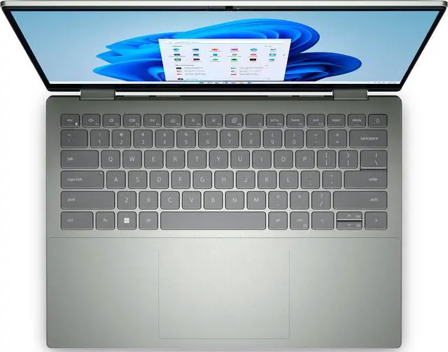 Alt view image 4 of 7 - Dell Inspiron i7425 Home & Business 2-in-1 Laptop (AMD Ryzen 5 5625U 6-Core, 14.0" 60Hz Touch Wide UXGA (1920x1200), AMD Radeon, 8GB RAM, 512GB SSD, Backlit KB, Win 11 Home) with WD19S 180W Dock
