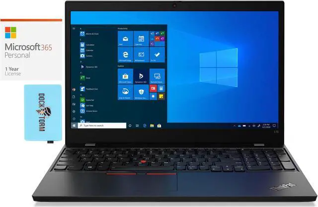 Main image of Lenovo ThinkPad L15 Gen 2 Home & Business Laptop (Intel i5-1135G7 4-Core, 15.6" 60Hz Full HD (1920x1080), Intel Iris Xe, 8GB RAM, 256GB SSD, Wifi, Win 10 Pro) with Microsoft 365 Personal , Hub