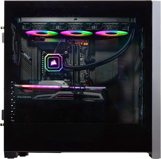Alt view image 4 of 7 - Velztorm Minixa Gaming Custom DesktopAMD Ryzen 5 5600X, Radeon RX570 8G, 64GB DDR4, 1TB PCIe SSD, WiFi 6, Bluetooth 5.2, 750W PSU, RJ-45, 1 Display Port, HDMI, Win 11 Pro