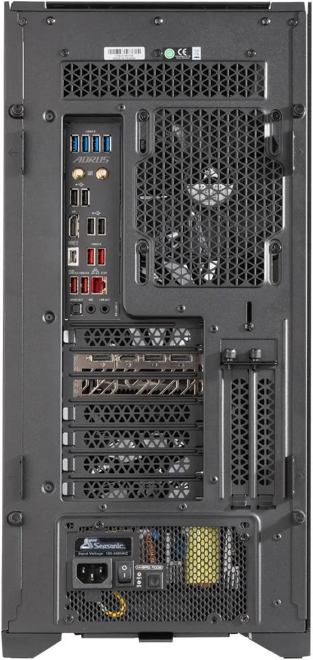 Alt view image 7 of 7 - Velztorm Minixa Gaming Custom DesktopAMD Ryzen 5 5600X, Radeon RX570 8G, 64GB DDR4, 1TB PCIe SSD, WiFi 6, Bluetooth 5.2, 750W PSU, RJ-45, 1 Display Port, HDMI, Win 11 Pro