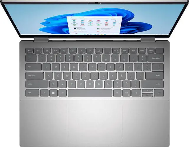 Alt view image 4 of 7 - Dell Inspiron i7420 Home & Business 2-in-1 Laptop (Intel i7-1255U 10-Core, 14.0" 60Hz Touch Wide UXGA (1920x1200), Intel Iris Xe, 16GB RAM, 512GB SSD, Backlit KB, Wifi, USB 3.2, HDMI, Win 11 Home)
