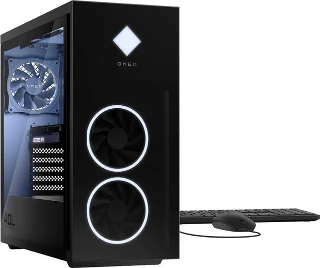 Alt view image 4 of 5 - HP OMEN 40L GT21 Gaming & Business Desktop PC (Intel i7-12700KF 12-Core, GeForce RTX 3060 Ti, 16GB RAM, 6TB HDD (3.5), Wifi, HDMI, Bluetooth, Win 11 Pro) with Microsoft 365 Personal , Hub