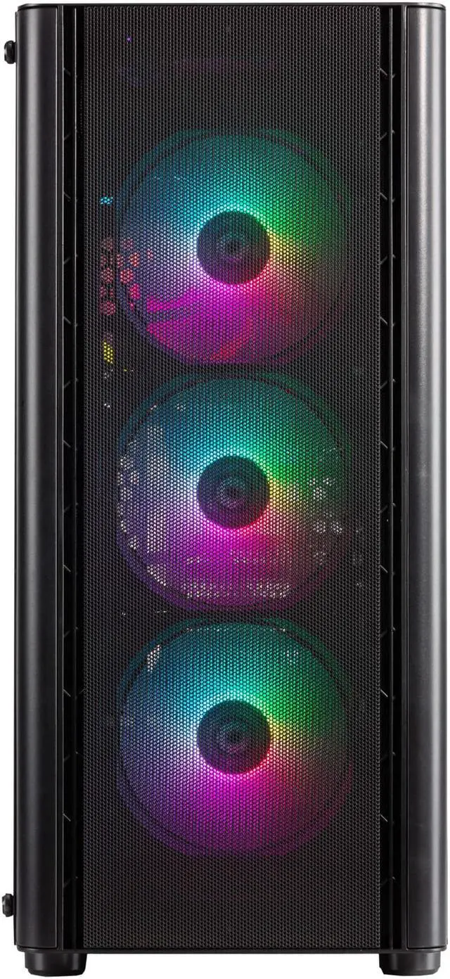 Alt view image 5 of 7 - Velztorm Archux Gaming Desktop PC (AMD Ryzen 7 5700X 8-Core, 128GB RAM, 2TB PCIe SSD + 2TB HDD (3.5), GeForce RTX 4070 12GB, Black, Win 11 Home)