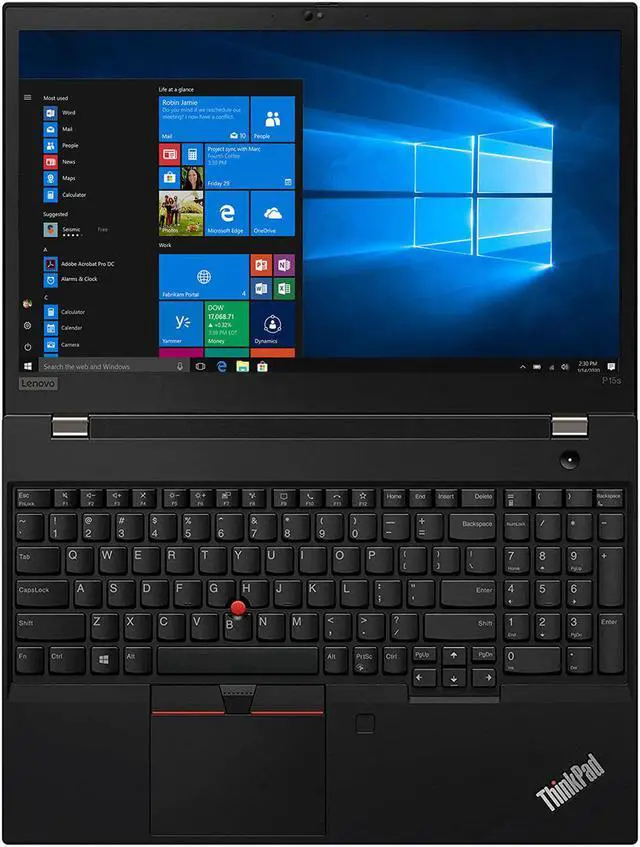 Alt view image 3 of 6 - Lenovo ThinkPad P15s Gen 2  Home & Business Laptop (Intel i5-1135G7 4-Core, 15.6" 60Hz Full HD (1920x1080), NVIDIA Quadro T500, 8GB RAM, 256GB SSD, Win 10 Pro) with Travel & Work Backpack