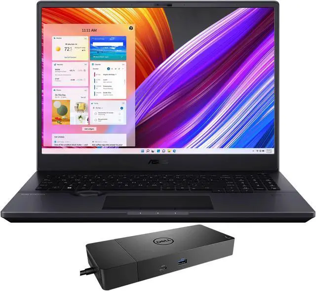 Main image of ASUS ProArt Studiobook 16 Workstation Laptop (Intel i7-12700H 14-Core, 16.0" 60Hz 3840x2400, GeForce RTX 3070 Ti, 32GB DDR5 4800MHz RAM, Win 11 Home) with Thunderbolt Dock WD19TBS