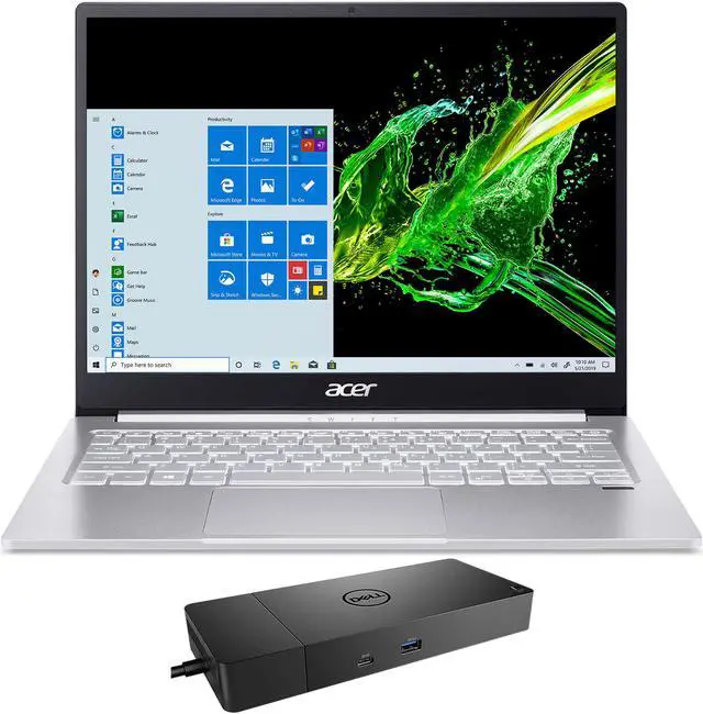 Main image of Acer Swift 3 SF313 Home & Business Laptop (Intel i5-1035G4 4-Core, 13.5" 60Hz QHD(2256x1504), Intel Iris Plus, 8GB RAM, 2TB PCIe SSD, Backlit KB, Wifi, Win 10 Home) with Thunderbolt Dock WD19TBS