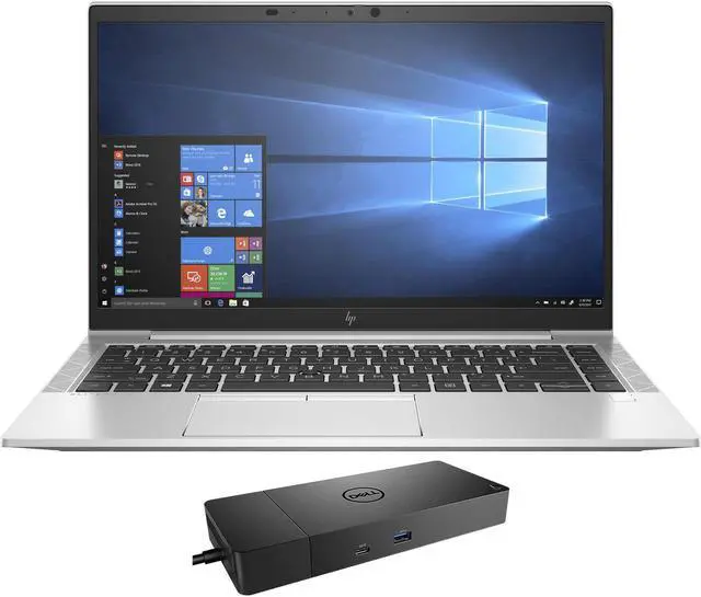Main image of HP EliteBook 840 G7 Home & Business Laptop (Intel i5-10210U 4-Core, 14.0" 60Hz Full HD (1920x1080), Intel UHD 620, 64GB RAM, 1TB PCIe SSD, Backlit KB, Win 11 Pro) with Thunderbolt Dock WD19TBS