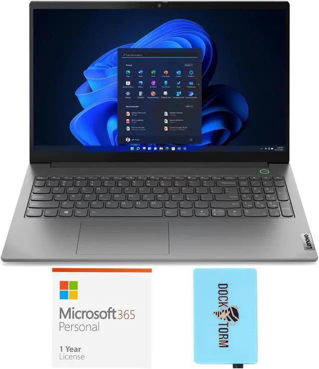 Main image of Lenovo ThinkBook 15 Gen 4 Gaming & Business Laptop (Intel i7-1255U 10-Core, 15.6" 60Hz Full HD (1920x1080), Intel Iris Xe, 40GB RAM, 2TB PCIe SSD, Win 11 Pro) with Microsoft 365 Personal , Hub