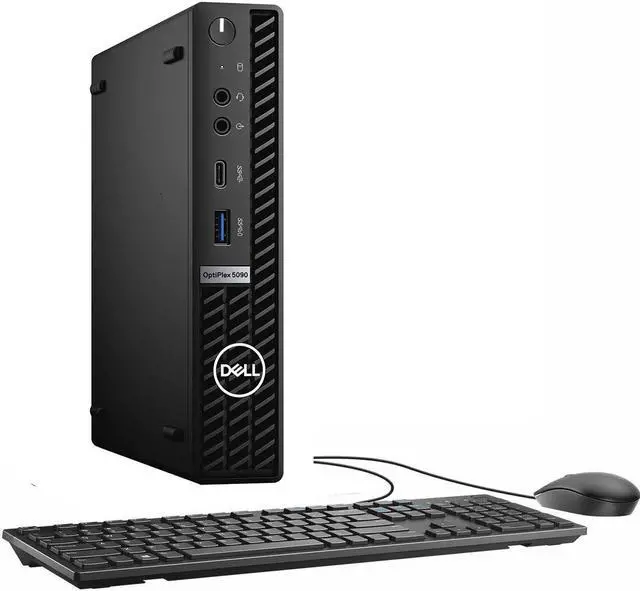 Alt view image 5 of 5 - Dell OptiPlex 5090 CWKC3-N Home & Business Mini Desktop (Intel i5-11500T 6-Core, Intel UHD 750, 8GB RAM, 256GB SSD, USB 3.2, Display Port, Win 10 Pro) Refurbished