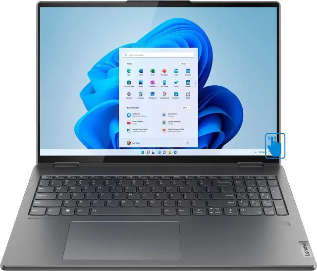 Main image of Lenovo Yoga 7 82QG00 Home & Business 2-in-1 Laptop (Intel i5-1240P 12-Core, 16.0" 60Hz Touch Wide QXGA (2560x1600), Intel Iris Xe, 8GB LPDDR5 4800MHz RAM, 256GB SSD, Win 11 Home) Refurbished
