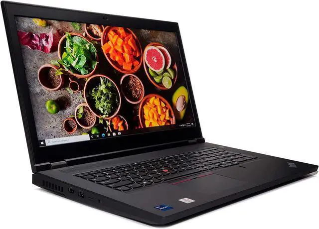 Alt view image 2 of 7 - Lenovo ThinkPad P17 Gen 2 Business Laptop 17.3" FHD Display (Intel i7-11800H, 64GB DDR4, 3x2TB SSD R0  (6TB), NVIDIA RTX A2000, Backlit KB, Fingerprint, 2 Thunderbolt 4, WiFi 6E, Win 11 Pro) (Renewed)