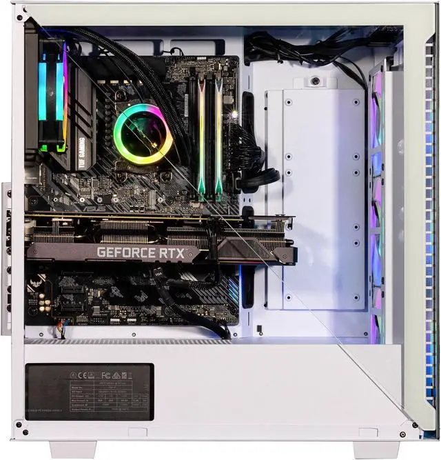 Alt view image 4 of 7 - Velztorm Gladio Gaming Desktop PC (AMD Ryzen 9 - 5900X, GeForce RTX 5070, 16GB DDR4, 1TB PCIe SSD + 2TB HDD, 120mm AIO, 750W PSU, Bluetooth 4.2, RJ-45, 3 Display Port, 2 HDMI, Win 11 Home)