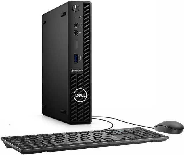 Alt view image 5 of 5 - Dell OptiPlex 3090 Micro Home & Business Mini Desktop (Intel i5-10500T 6-Core, Intel UHD 630, 16GB RAM, 512GB PCIe SSD, Wifi, USB 3.2, Bluetooth, Display Port, Win 10 Pro)