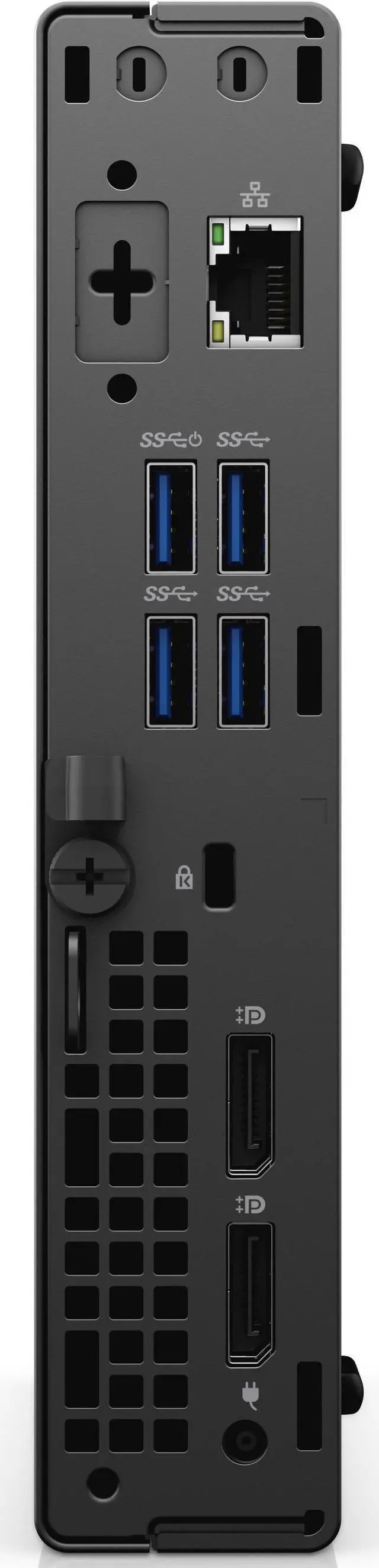Alt view image 4 of 5 - Dell OptiPlex 3090 Micro Home & Business Mini Desktop (Intel i5-10500T 6-Core, Intel UHD 630, 16GB RAM, 512GB PCIe SSD, Wifi, USB 3.2, Bluetooth, Display Port, Win 10 Pro)