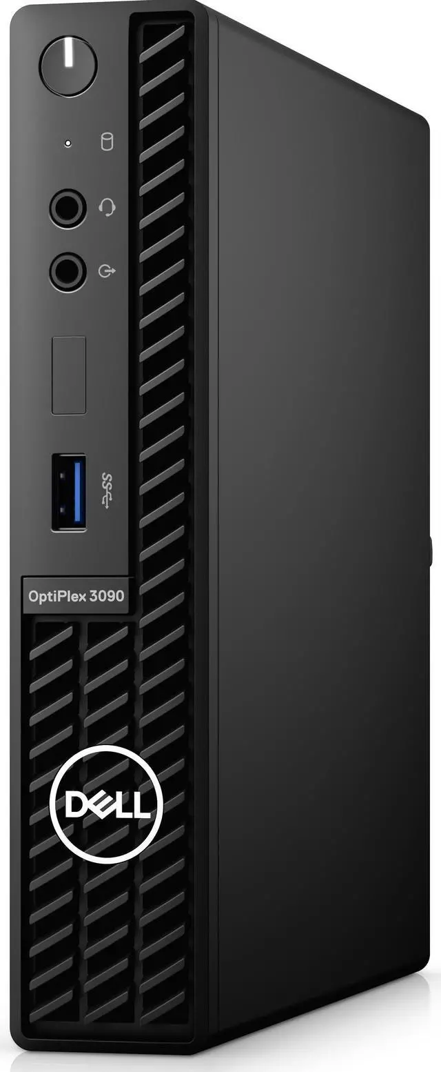 Alt view image 3 of 5 - Dell OptiPlex 3090 Micro Home & Business Mini Desktop (Intel i5-10500T 6-Core, Intel UHD 630, 16GB RAM, 512GB PCIe SSD, Wifi, USB 3.2, Bluetooth, Display Port, Win 10 Pro)