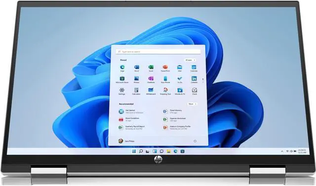 Alt view image 6 of 6 - HP Pavilion x360 15t Home & Business 2-in-1 Laptop (Intel i5-1135G7 4-Core, 15.6" 60Hz Touch Full HD (1920x1080), Intel Iris Xe, 8GB RAM, 256GB SSD, Backlit KB, Wifi, USB 3.2, HDMI, Win 11 Home)