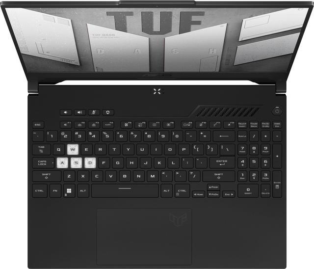 Alt view image 4 of 7 - ASUS TUF Dash FX517ZR Gaming Laptop (Intel i7-12650H 10-Core, 32GB DDR5 4800MHz RAM, 8TB PCIe SSD, NVIDIA RTX 3070, 15.6" 144 Hz Full HD (1920x1080), Wifi, Bluetooth, Win 11 Home) Refurbished