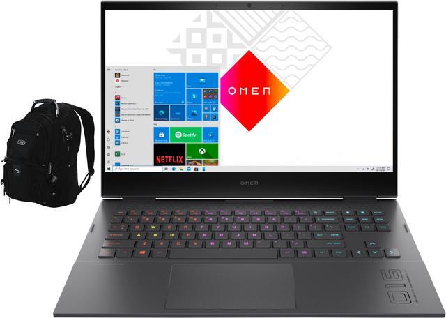 Main image of HP OMEN 16  Gaming & Entertainment Laptop (AMD Ryzen 7 5800H 8-Core, 16.1" 144Hz Full HD (1920x1080), NVIDIA GeForce RTX 3050 Ti, 32GB RAM, Win 10 Home) with Travel & Work Backpack