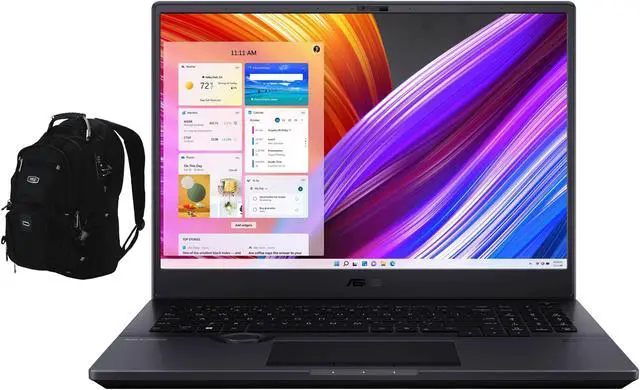 Main image of ASUS ProArt Studiobook 16 Workstation Laptop (Intel i7-12700H 14-Core, 16.0" 60Hz 3840x2400, GeForce RTX 3070 Ti, 16GB DDR5 4800MHz RAM, Win 11 Pro) with Travel & Work Backpack