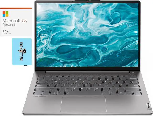 Main image of Lenovo ThinkBook 13s G3 ACN Home & Business Laptop (AMD Ryzen 5 5600U 6-Core, 13.3" 60Hz Wide UXGA (1920x1200), AMD Radeon, 8GB RAM, 256GB SSD, Win 11 Pro) with Microsoft 365 Personal , Hub