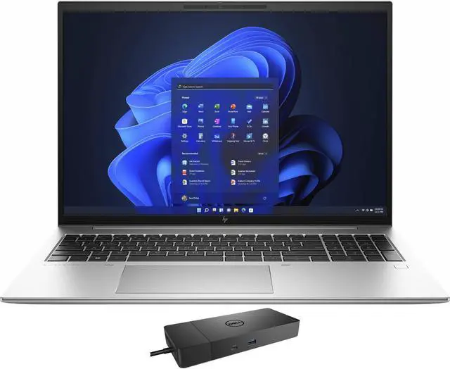 Main image of HP Elitebook 860 G9 Home & Business Laptop (Intel i5-1235U 10-Core, 16.0" 60Hz Wide UXGA (1920x1200), Intel Iris Xe, 16GB DDR5 4800MHz RAM, 512GB SSD, Backlit KB, Win 10 Pro) with WD19S 180W Dock