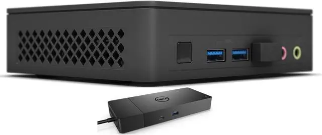 Main image of Intel NUC 11 BNUC11ATKC40001  Home & Business Mini Desktop (Intel Celeron N5105 4-Core, Intel UHD, 4GB RAM, 128GB m.2 SATA SSD, Wifi, HDMI, Bluetooth, Win 10 Home) with WD19S 180W Dock